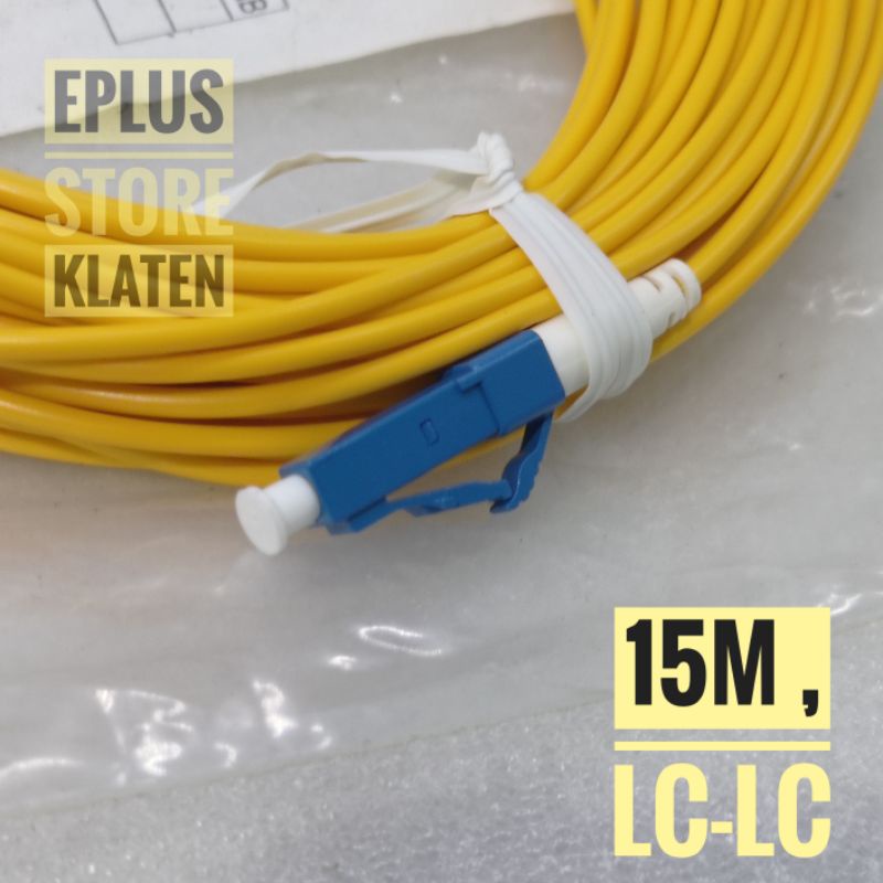 Kabel Patchcord 15M Patch Cord Fiber Optic UPC Patcore LC - LC K107
