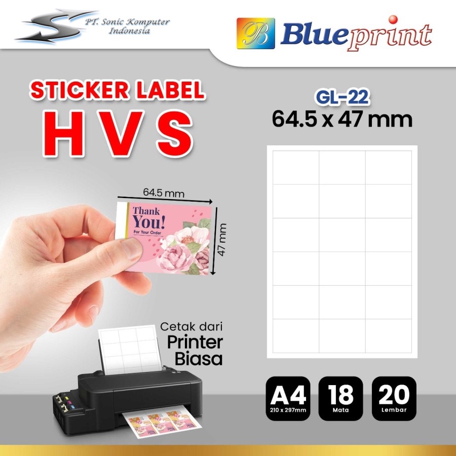 Label Sticker Self Adhesive Label Harga Nama Undangan Blueprint