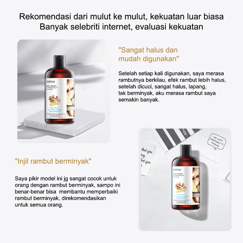 SHAMPOO RAMBUT ANTI RONTOK Hair Treatment Shampoo 300ml Anti-ketombe pertumbuhan rambut cepat Controlled Nutrition Botak Rontok germinal rambut Perawatan