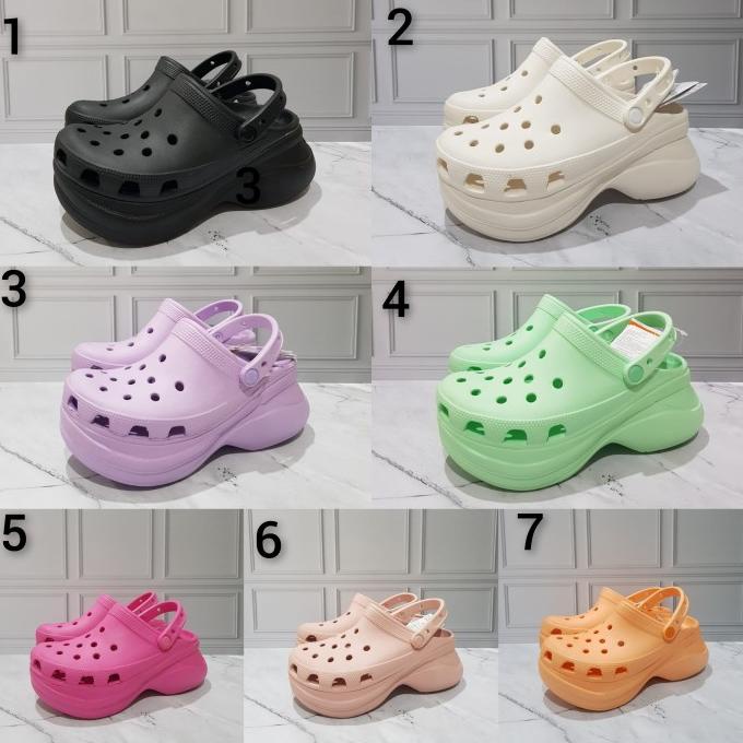 Sandal Crocs Classic Bae Clog Wanita 7Cm