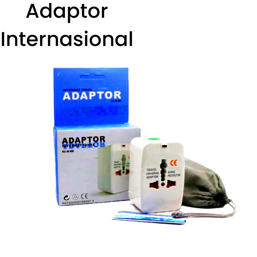 COLOKAN LISTRIK UNIVERSAL ADAPTOR INTERNASIONAL ORIGINAL ADAPTOR