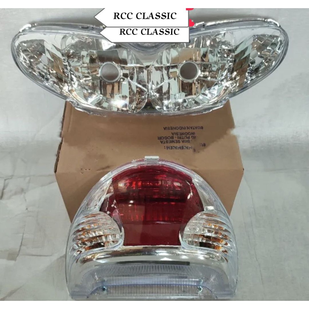 Lampu depan set stoplamp belakang yamaha jupiter z lama 2003-2005