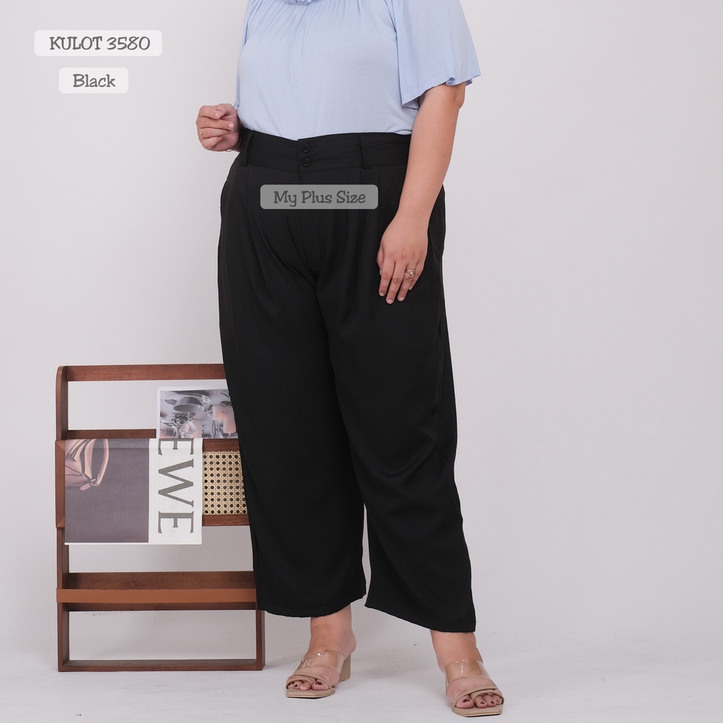 Celana Kulot Jumbo Wanita 3580, 3XL &amp; 5XL