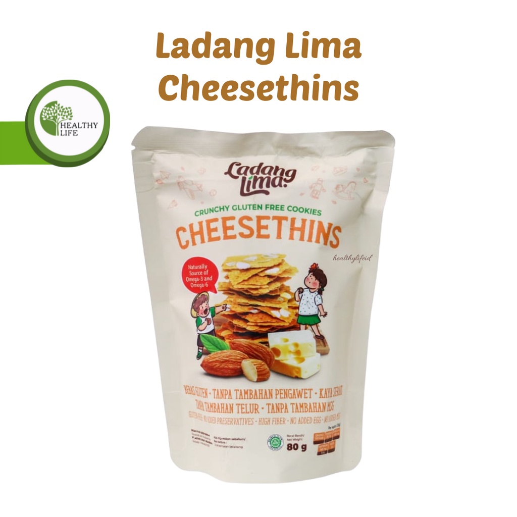 Ladang Lima Cheesethins / Cheesethin Cookies 80gr