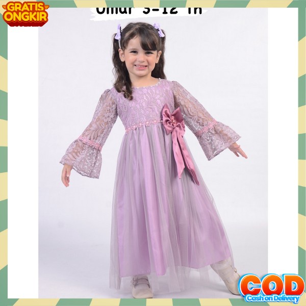 Gamis Muslim Anak Import Model Terbaru Trend 2023 Madeena Kids Gamis Anak Ootd Style Gamis Anak Terb