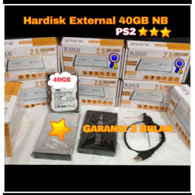HARDISK 40GB HDD EXTERNAL PS2/PLAYSTATION