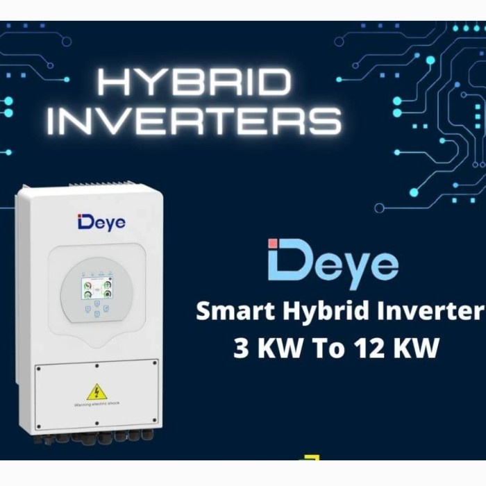 Deye Hybrid Inverter PSW ON-OFFGRID Bidirectional 48V 5000W 5.3KVa