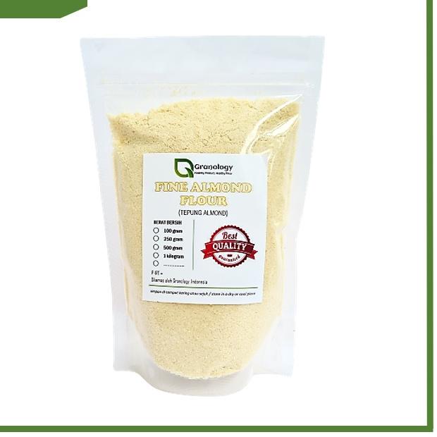 

[ COD ] Almond Flour / Tepung Almond / Almond Bubuk (500 gram) by Granology - Terbaik .