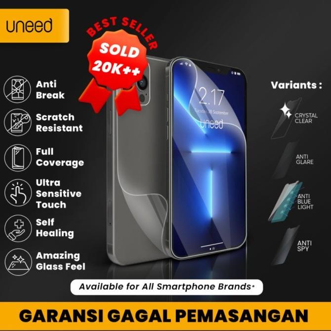 Uneed Hybrid Pro Anti Gores Anti Break Realme X2 Pro