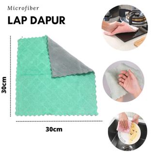 Kain Lap Dapur Microfiber-kain lap piring anti minyak