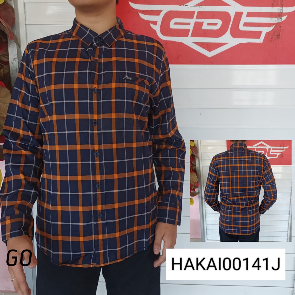 gos KBSB CDL By (CARDINAL) KEMEJA PANJANG JUMBO Pakaian Pria Kemeja Hem Casual Slimfit REGULER Lengan Panjang Motif Distro Original murah