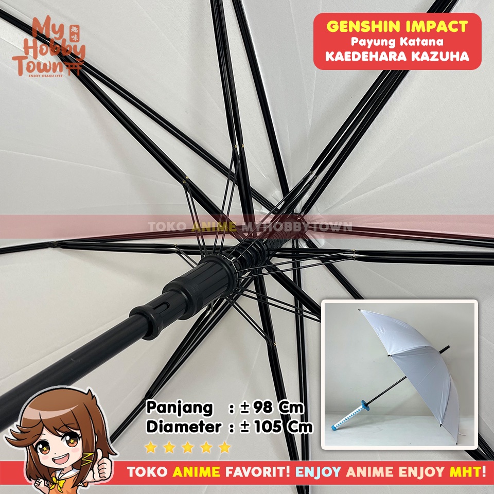 Payung Katana Anime Game Pedang Genshin Impact Kaedehara Kazuha