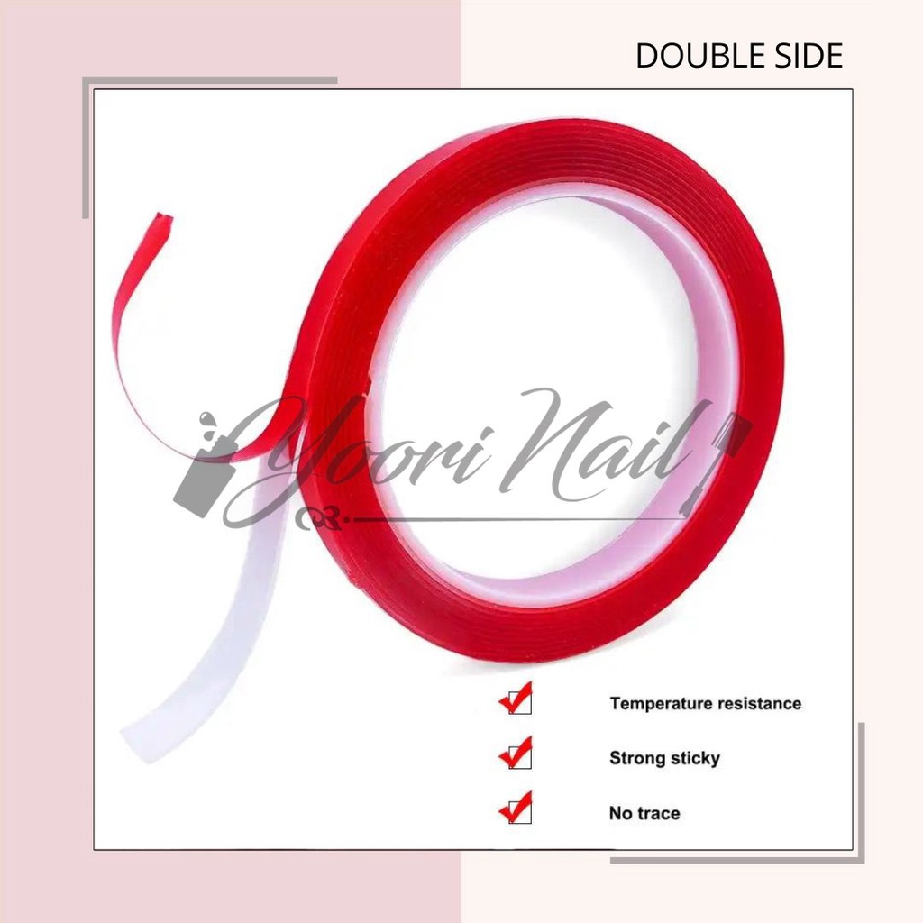 Double sided nail tape double side perekat kuku palsu display