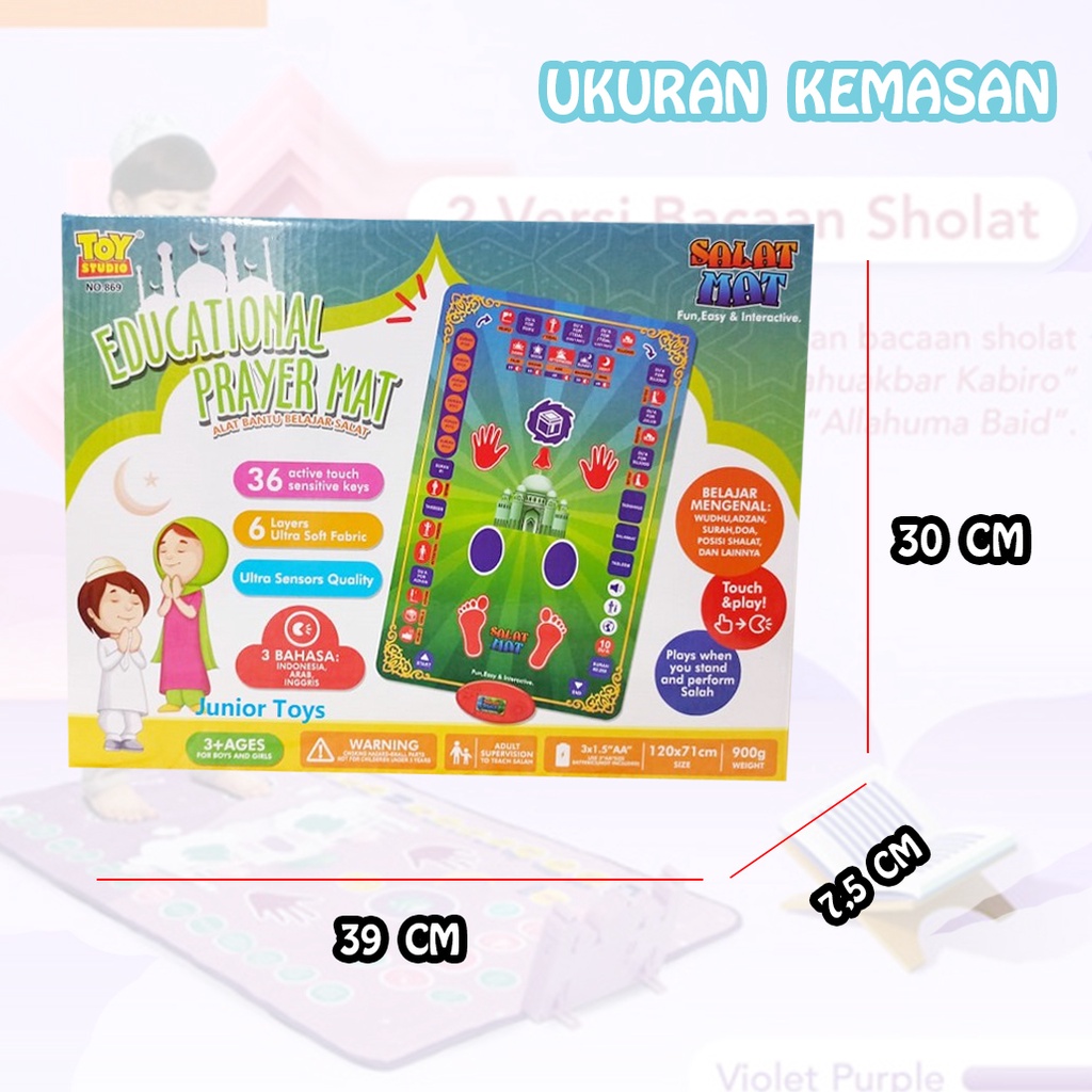 Sekawantoys Alat Bantu Belajar Salat/Educational Player Mat TERMURAH!!