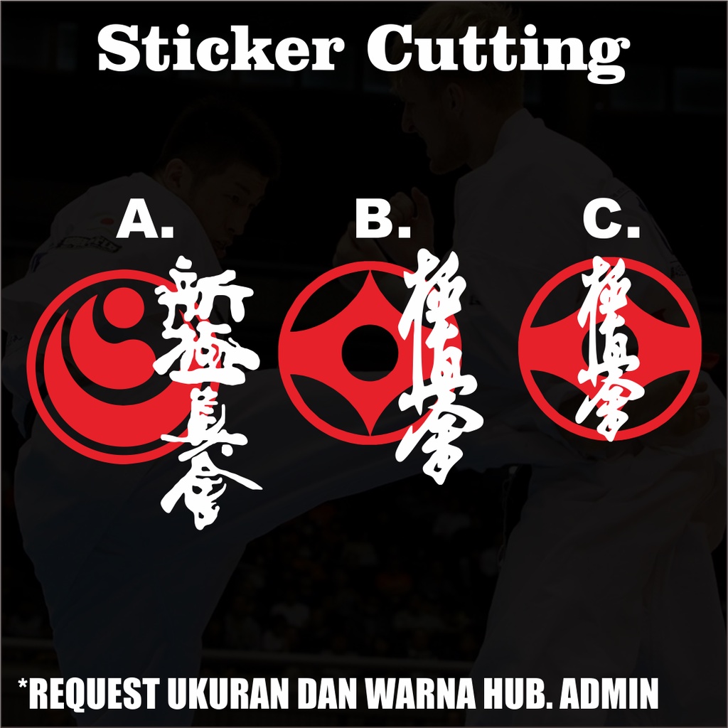 Sticker Cutting Kyokushi Shinkyoku Karate / Stiker Cutting