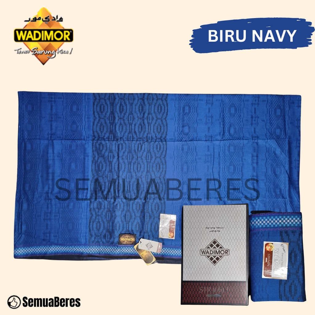 Sarung Wadimor STRIMIN PREMIUM - Kain Tenun Dewasa Pria Laki Cowo Sholat Solat