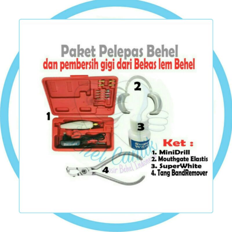 Mini Drill Paket Pelepas Veneer dan Behel Gigi Lengkap