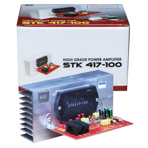 KIT High Grade Power Amplifier Stereo STK 417-100 CT 25V-32V 50W x 2-100W BELL BGR