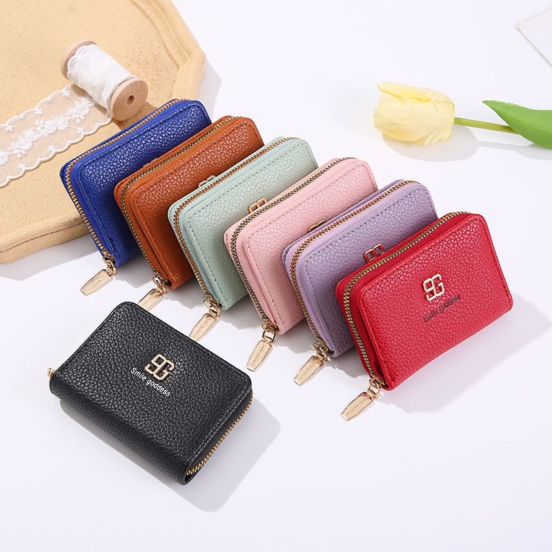 TASBLUE Dompet kartu lidah impor murah/dompet kartu premium 1043 Dompet Kartu Resleting Dompet Mini Wanita Import Korea Fashion Murah