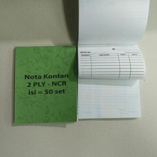 

Buku Nota Kontan 2 Ply NCR (Putih-Putih)