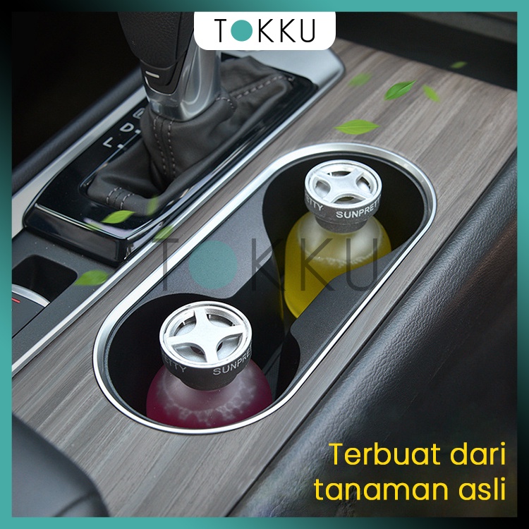 TOKKU Parfum Mobil Cair Pengharum Mobil / Ruangan / Universal 65ML Botol Kaca Unik Awet Segar Model Terbaru