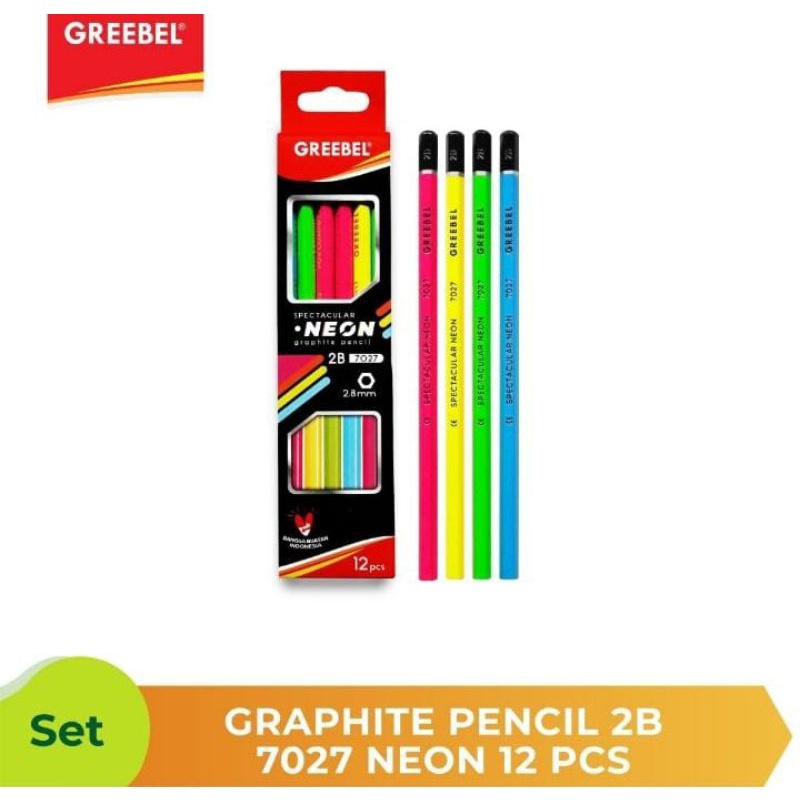

Greebel Graphite Pencil 2B Neon 7027