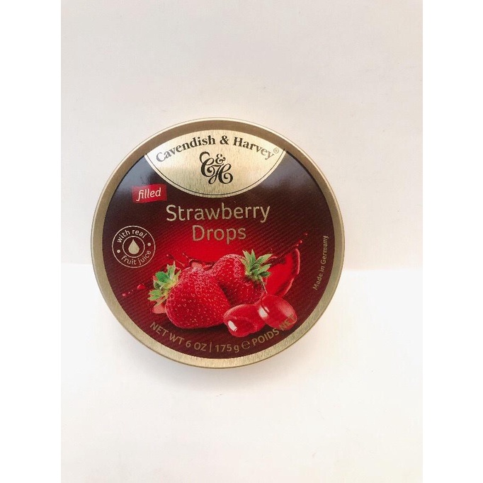 

Cavendish & Harvey Candy Drops Kaleng Strawberry