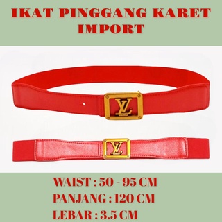 BELTSHOP NEW TALI PINGGANG WANITA / IKAT PINGGANG KARET IMPORT 00620-00626