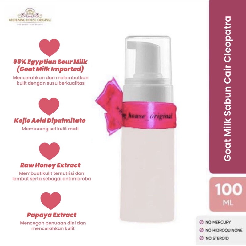 cleopatra sabun susu cair whitening