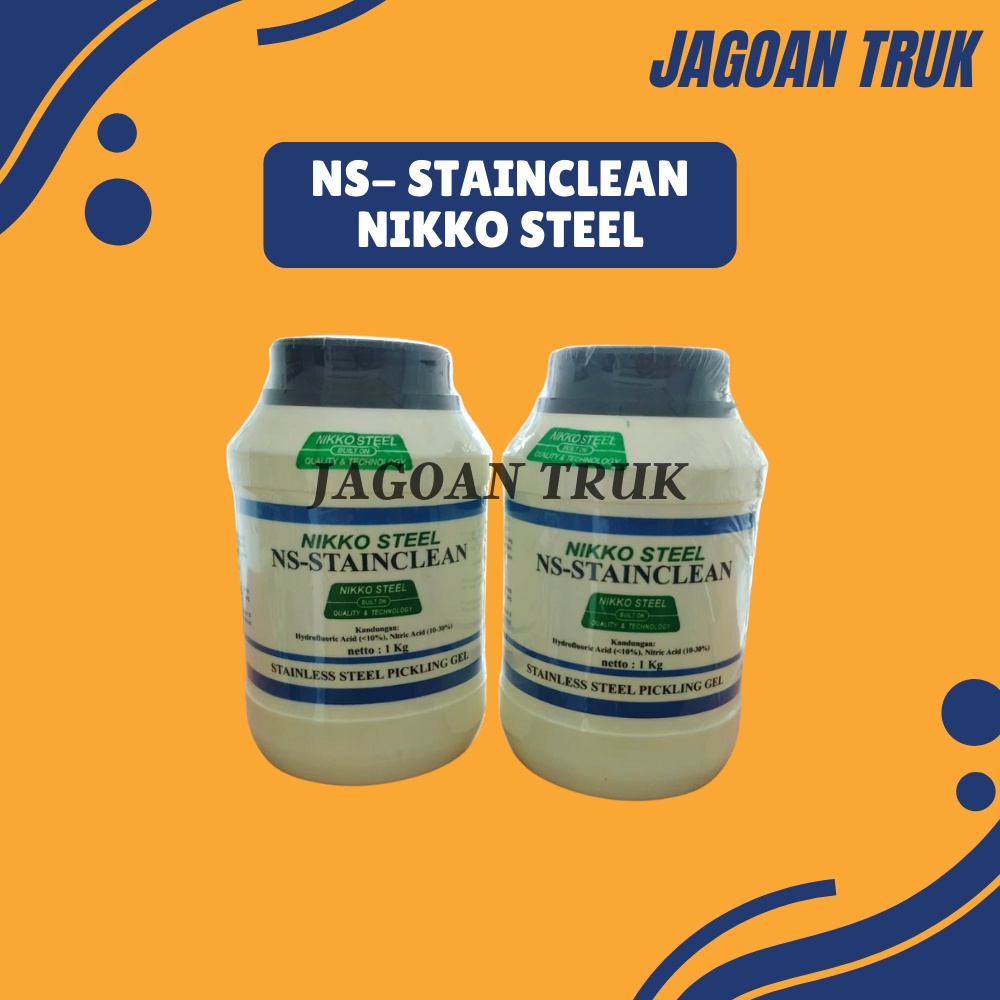 Nikko Steel NS-Stainclean / Gel Pembersih Stainless Steel kemasan 1Kg