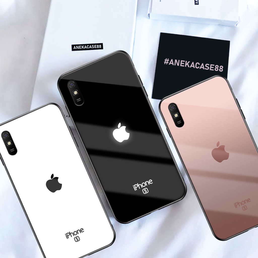 Case XIAOMI REDMI 9A - Casing XIAOMI REDMI 9A Terbaru Top One Aneka Case [ MOTIF APEL ] Cassing Hp X