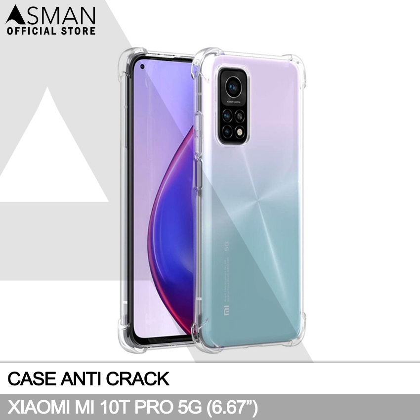 Anti Crack Xiaomi Mi Note 10T Pro 5G (6.67&quot;) | Soft Case Anti Bentur - Clear