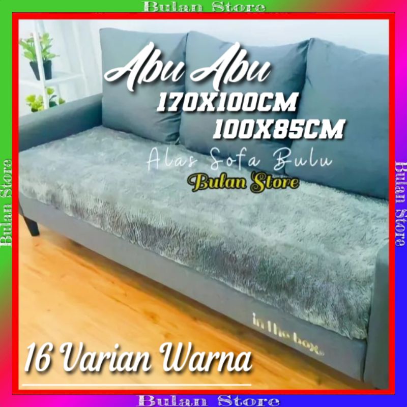 Alas Kursi Sofa Tamu Bulu Rasfur Ukuran 170X100cm Dan 100X85cm 3 2 Seater Tempat Dudukan Alas Kursi 
