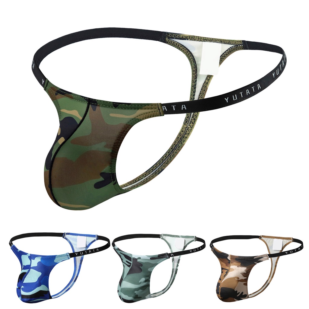 Baru Di Seksi Pakaian Dalam untuk Pria Pinggang Rendah Seksi Bernapas Bunga Pakaian Dalam Pria Bikin