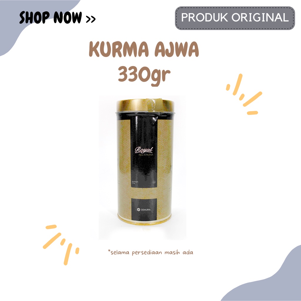 

Kurma Ajwa Royal Madinah 330gr Premium Quality Super