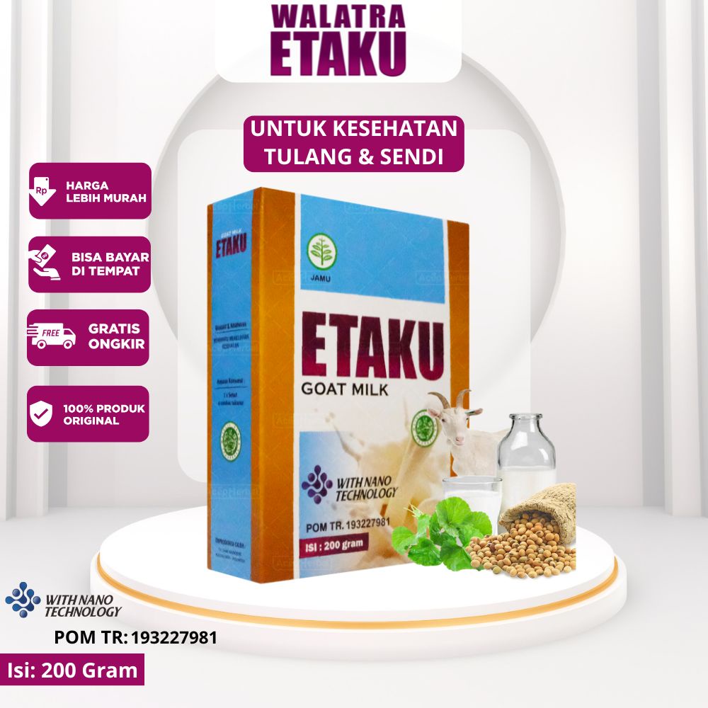 

Susu Kesehatan Tulang Dan Sendi Suplemen Untul Tulang Dan Gigi Anak Dewasa Obat Tulang Keropos Retak Nyeri Tulang Belakang Osteoporosis Bagus Untuk Memperkuat Tulang Pengapuran Tulang Radang Sendi Dengan Walatra Etaku Goat Milk Berkalsium Tinggi 100% Herb