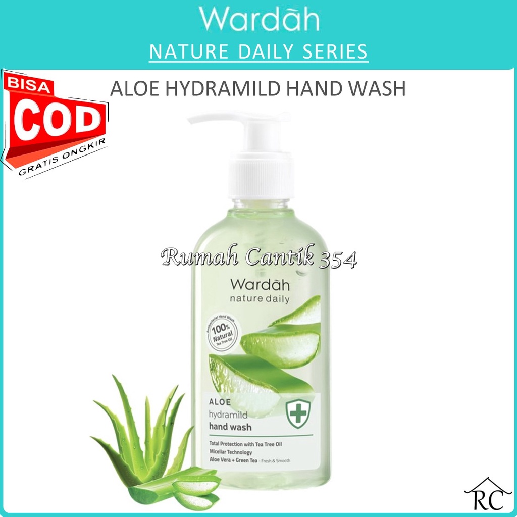 Wardah Nature Daily Aloe Hydramild Hand Wash - Sabun cuci tangan