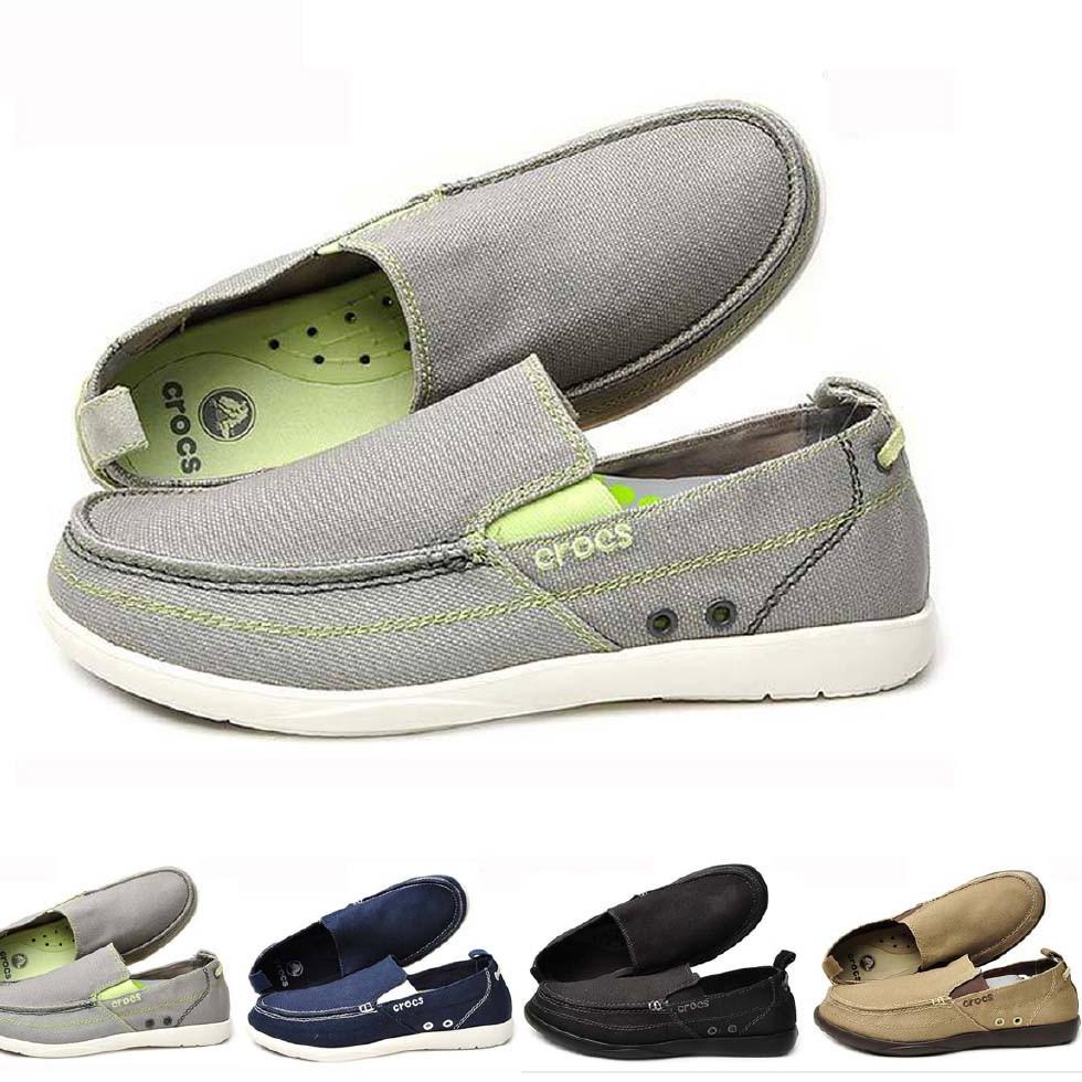 ღ Sepatu Pria Crocs Walu Men Sepatu Kantor Casual Cowok Original Crocs Sepatu Santai Casual HOT PROD
