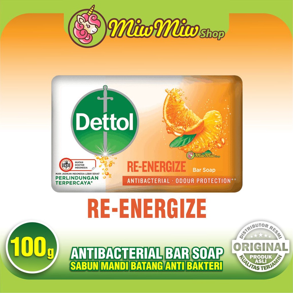 DETTOL Antibacterial Bar Soap (Sabun Mandi Batang Anti Bakteri)