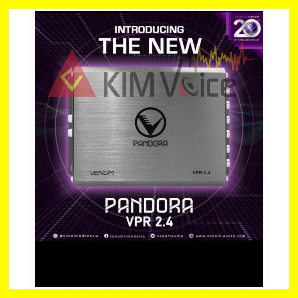 Digital Sound Processor Venom Pandora VPR 2.4 Prosesor DSP Venom
