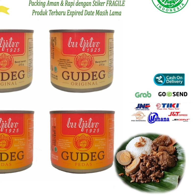 

◄ Gudeg Kaleng Bu Tjitro Paket Original Pedas Special Promo Isi 4Pcs ✻