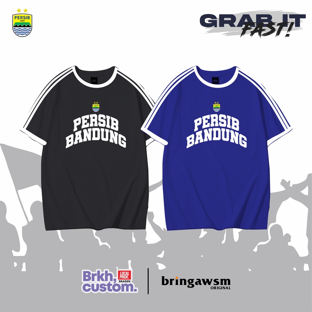 KAOS LIST TAPING CLASSIC PERSIB BANDUNG BOBOTOH KAOS SUPORTER