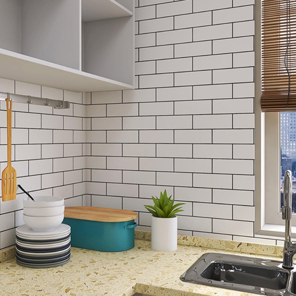 Wallpaper Sticker Kitchen Dapur Anti Minyak Anti Api Anti Air 60cmx3m