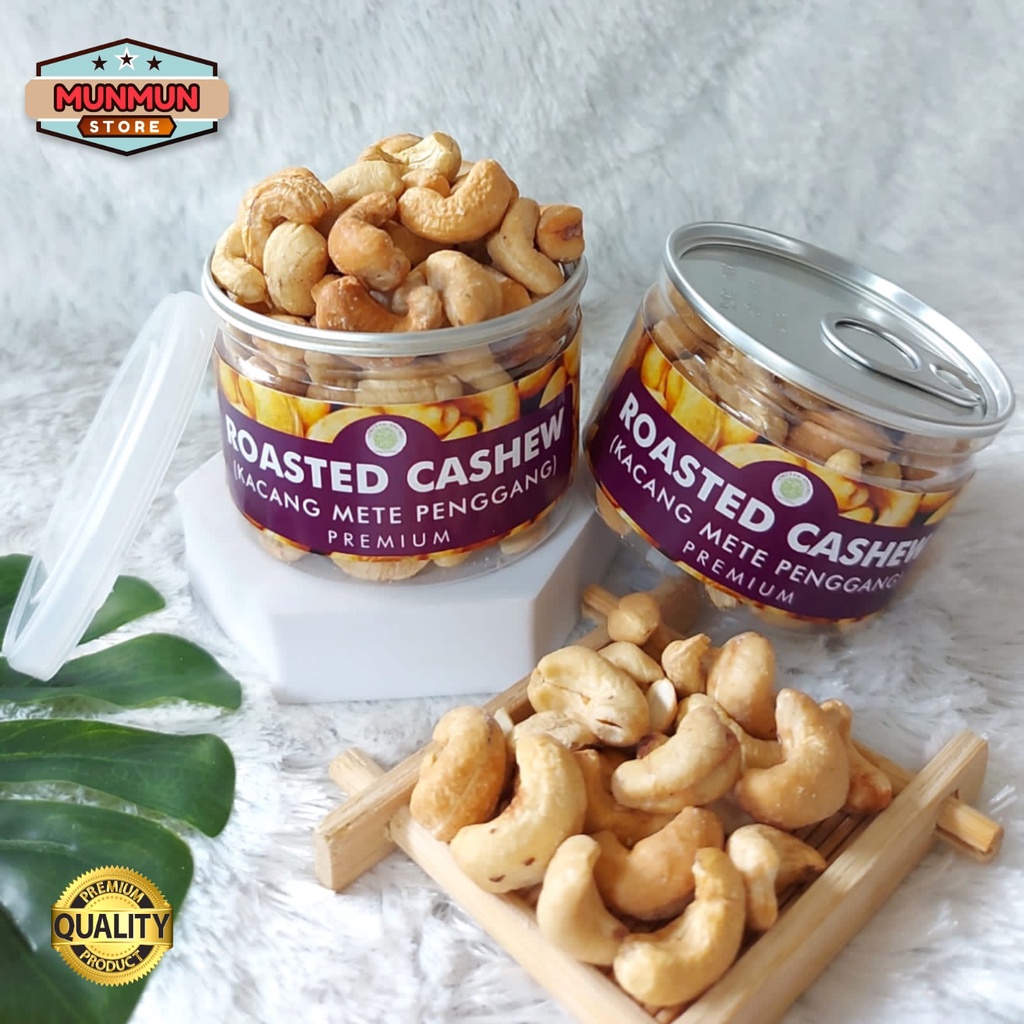 

Pet Can Roasted Cashew Kacang Mete Panggang Mede Oven Matang Kualitas Premium