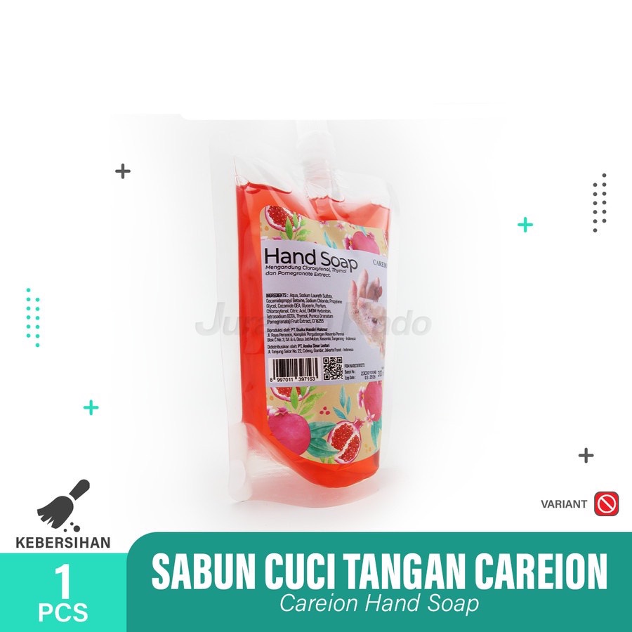 CAREION SABUN CUCI TANGAN ANTI BAKTERIAL HAND SOAP REFILL 300ML