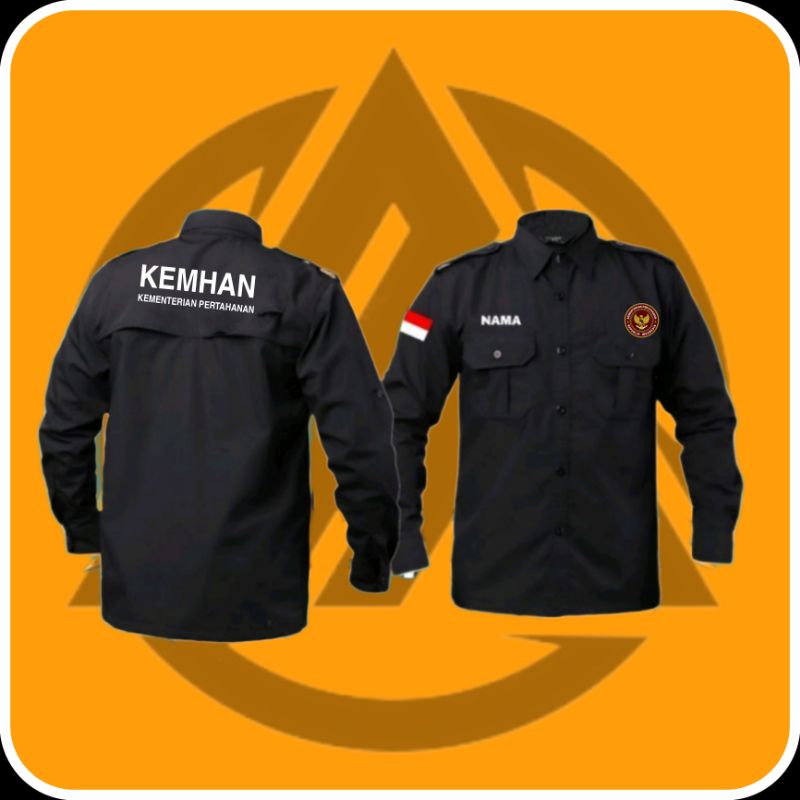 BAJU KEMEJA PDL KEMHAN//BAJU KEMHAN//KEMEJA LAPANGAN PDL CUSTOM