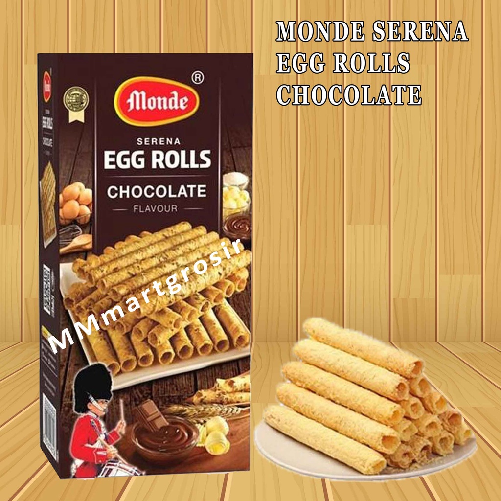 

Monde Serena/ Kukis Egg Rolls Cokelat/ Original Flavour/ 168g