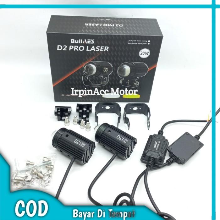 Terlaris Lampu Tembak Foglam Lampu Sorot Merek Bullaes Terang Padat D2 Laser - Bullaes V2