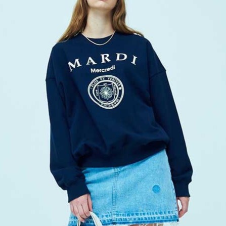 Mardi Univ Sweatshirt Navy / Ivory