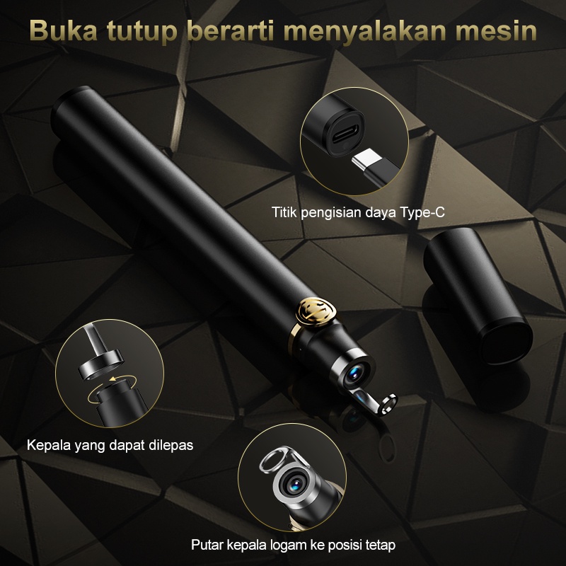 AmazeFan Penghilang Komedo Visual Alat penghilang komed Elektrik pembersih komedo 500W Kamera komedo hidung 20x Zoom&amp;WIFI Visualisasi penghilang komedo Listrik Wajah Blackhead Remover alat komedo Waterproof&amp;Tutup Magnetik Alat Pembersih Wajah